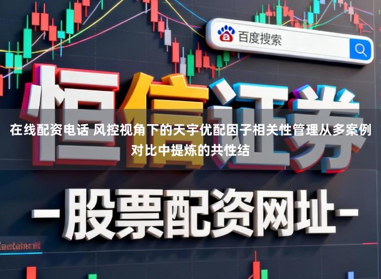 在线配资电话 风控视角下的天宇优配因子相关性管理从多案例对比中提炼的共性结
